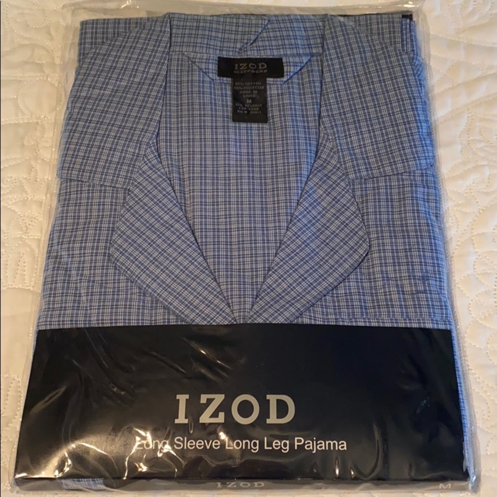 IZOD men’s long sleeve long leg pajamas NWT